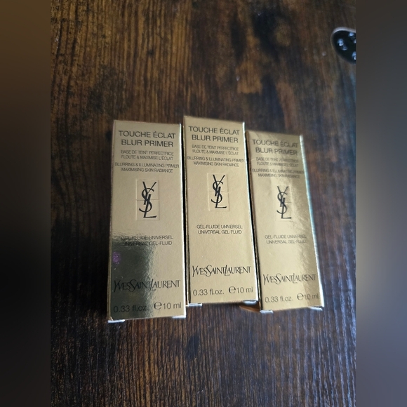 NIB! Yves Saint Laurent, Touche Éclat Blur Primer, .33fl oz/10ml, BUNDLE of 3 - Picture 1 of 2